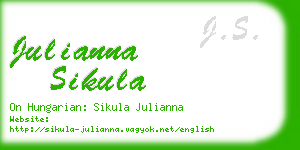 julianna sikula business card
